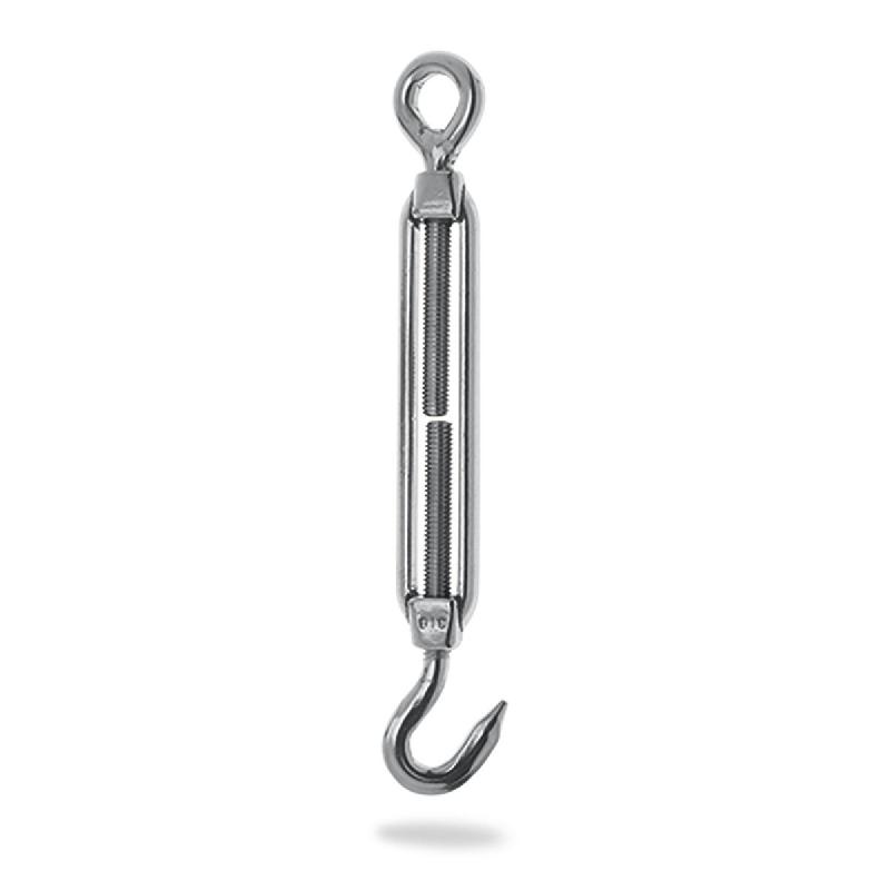 Tendeur d'arrimage - Crochet + Anneau en inox AISI 316 - Ø 12mm - CMU 300 kg - Référence 210acit_0