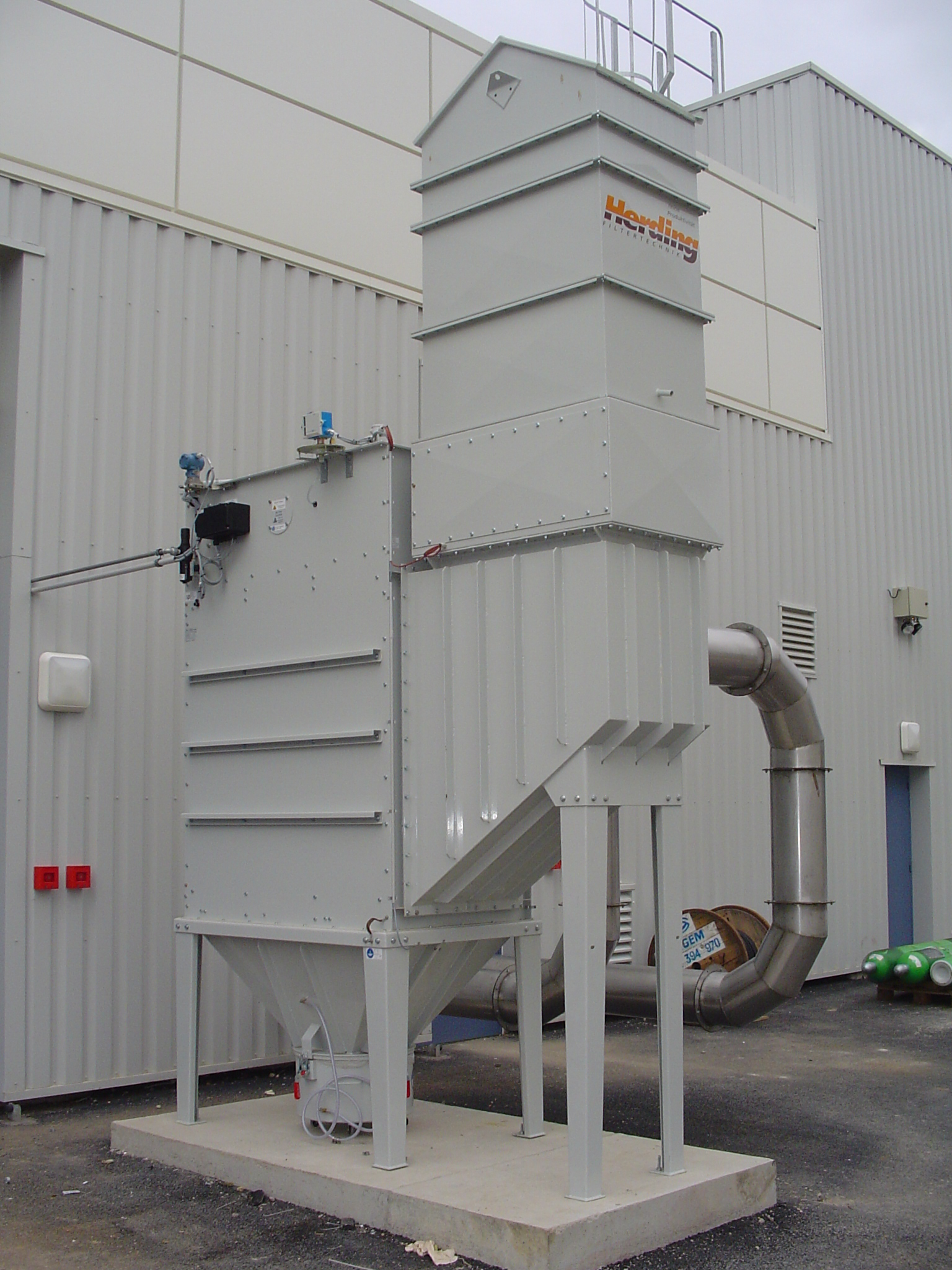 Unité de dépoussiérage conforme ATEX 94/9/CE - Herding France - Installation et filtration adaptées_0