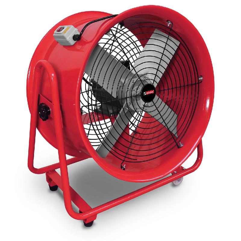 Ventilateur extracteur mobile 500mm - 1100W 380V MW Tools MV500R3_0