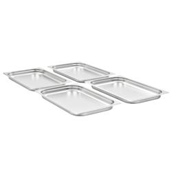 VidaXL Récipients Gastronorm 4 Pcs Gn 1 1 40 Mm Acier Inoxydable - argenté 50879_0