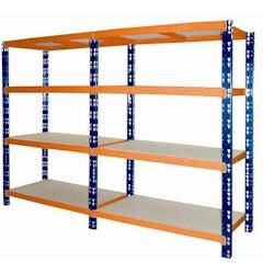 Althome Etagère charge lourde Rack 200 kg - bleu métal 0/8/200 RTCL_0