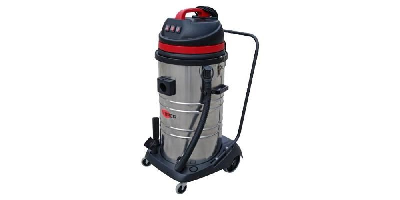 Aspirateur eau et poussière Viper LSU 395 - 95 litres - 3 moteurs - cuve chromée_0
