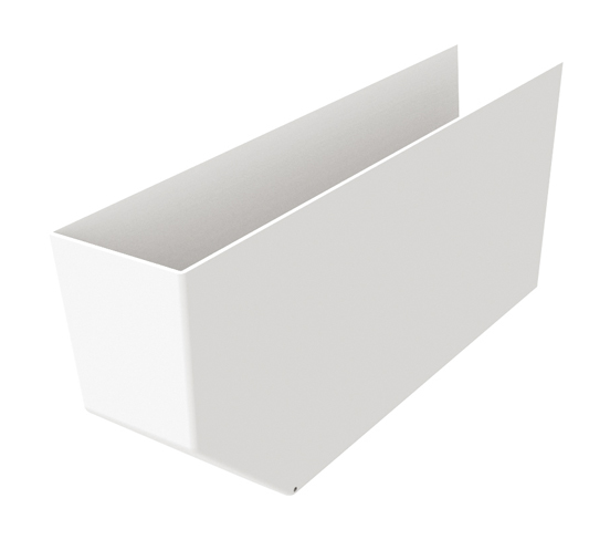 CACHE PANNE 8X50CM BLANC - NICOLL