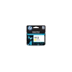 Cartouche D Encre Hp Hp 912 Cartouche D Encre Jaune Authentique (3yl79ae) Pour Hp Officejet Pro 8010 Series 8020 Series - 0192545866804_0