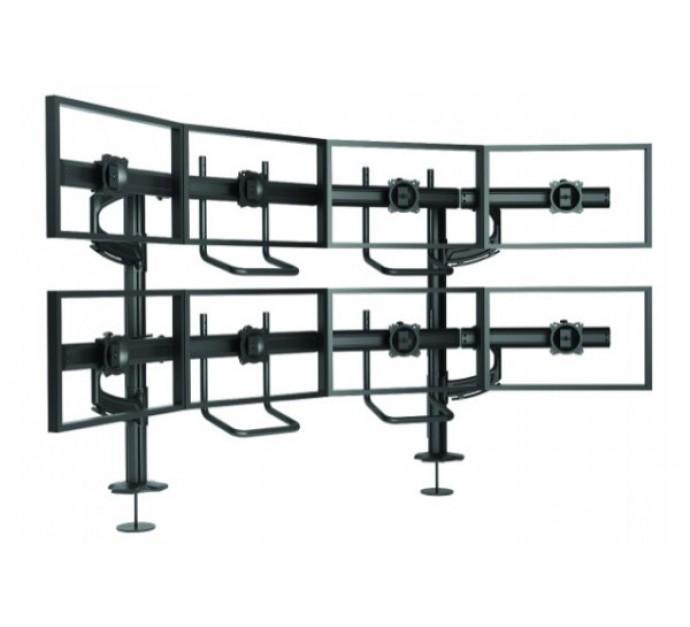 Chief support à fixer K4G420B - 4 x 2 écrans 19-24'' - VESA 75x75 et 100x100 - Charge 6,8kg par écran_0