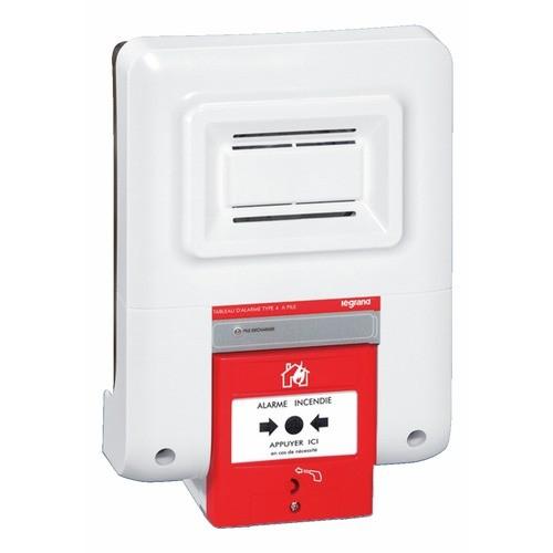 COFFRET D'ALARME INCENDIE À PILE - TYPE 4 LEGRAND