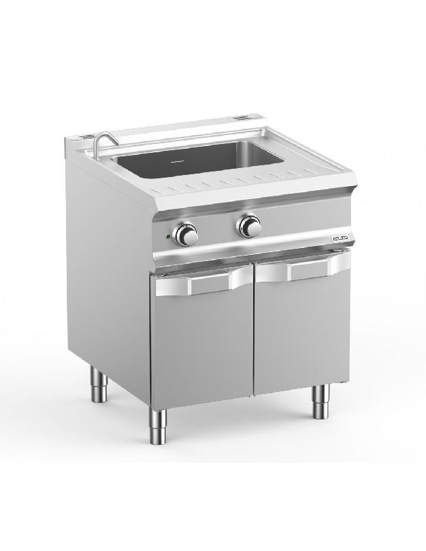 Cuiseur à pâtes électrique sur placard - Acier inoxydable AISI 304 - 9 Kw - 700x730x850/900 mm - Référence CPE77A/C_0