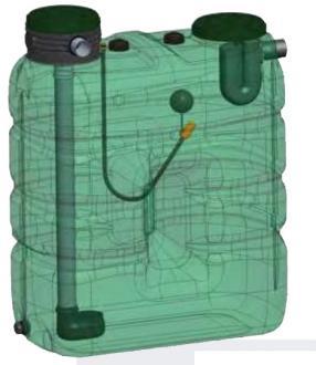 Cuve à eau 2000 litres avec filtre et accessoires - 302667_0