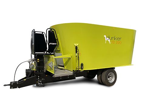 Dunker T2 M - Mélangeuse agricole Storti - 2 vis hacheuses mélangeuses verticales pour mélanges fibreux ou lourds_0