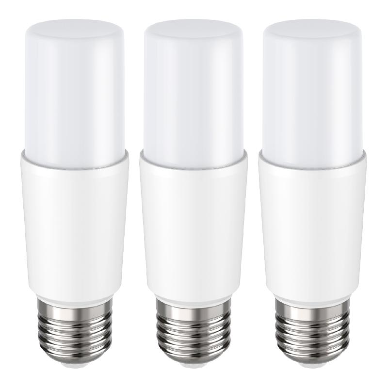 Ecopack 3pcs LED T37 E27 9W 2700K 240V - Hi-Cycle 500K+ - Lampe compacte et économique_0
