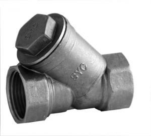 Filtre en Y inox AISI316 taraudé PN50 - Série A - Réf : IVF0_0