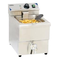 Friteuse électrique avec vanne de vidange 8 litres CFEV8 Casselin - CFEV8_0