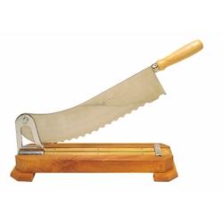 Matfer Coupe-pain inox socle hêtre 35 cm Matfer - 120062 - plastique 120062_0