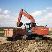 Pelles sur chenilles Hitachi ZX160LC-5 - Pelle hydraulique 90,2 kW - Poids 16 700 - 18 000 kg - Capacité godet 0,45 - 0,70 m³_0