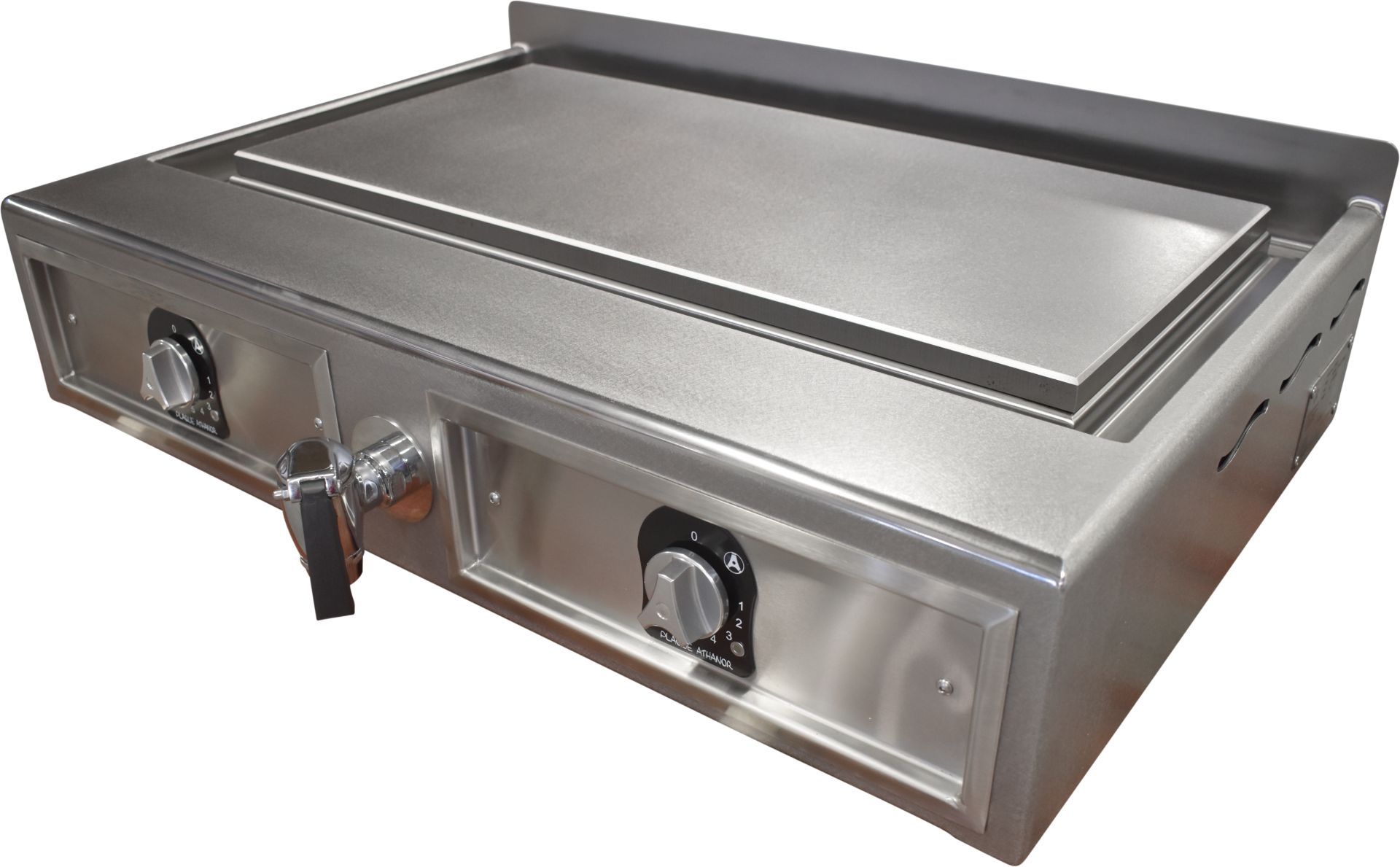 Plaque de cuisson électrique professionnelle - à poser - 7 à 8 kW - 2 ZONES TRAD - REF. ME067_0
