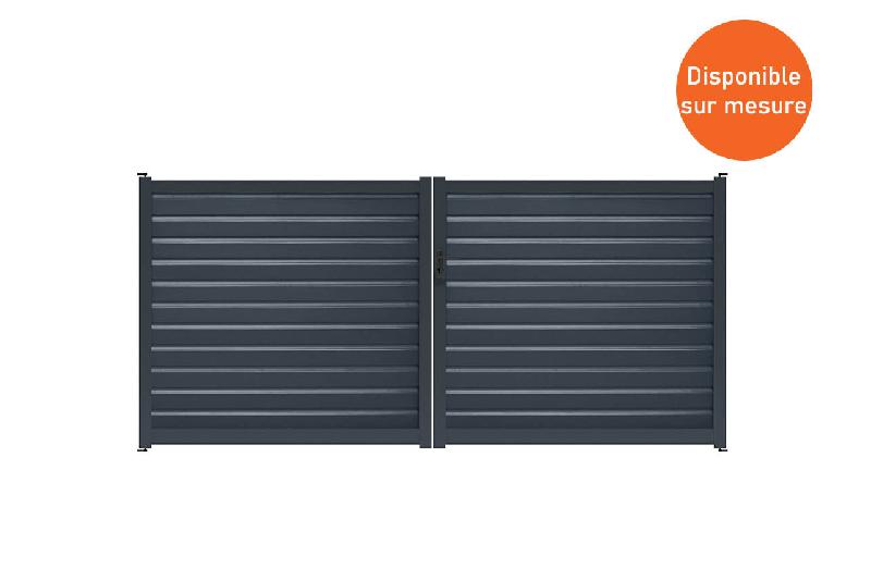 Portail battant persienne - 4000 / 1700_0