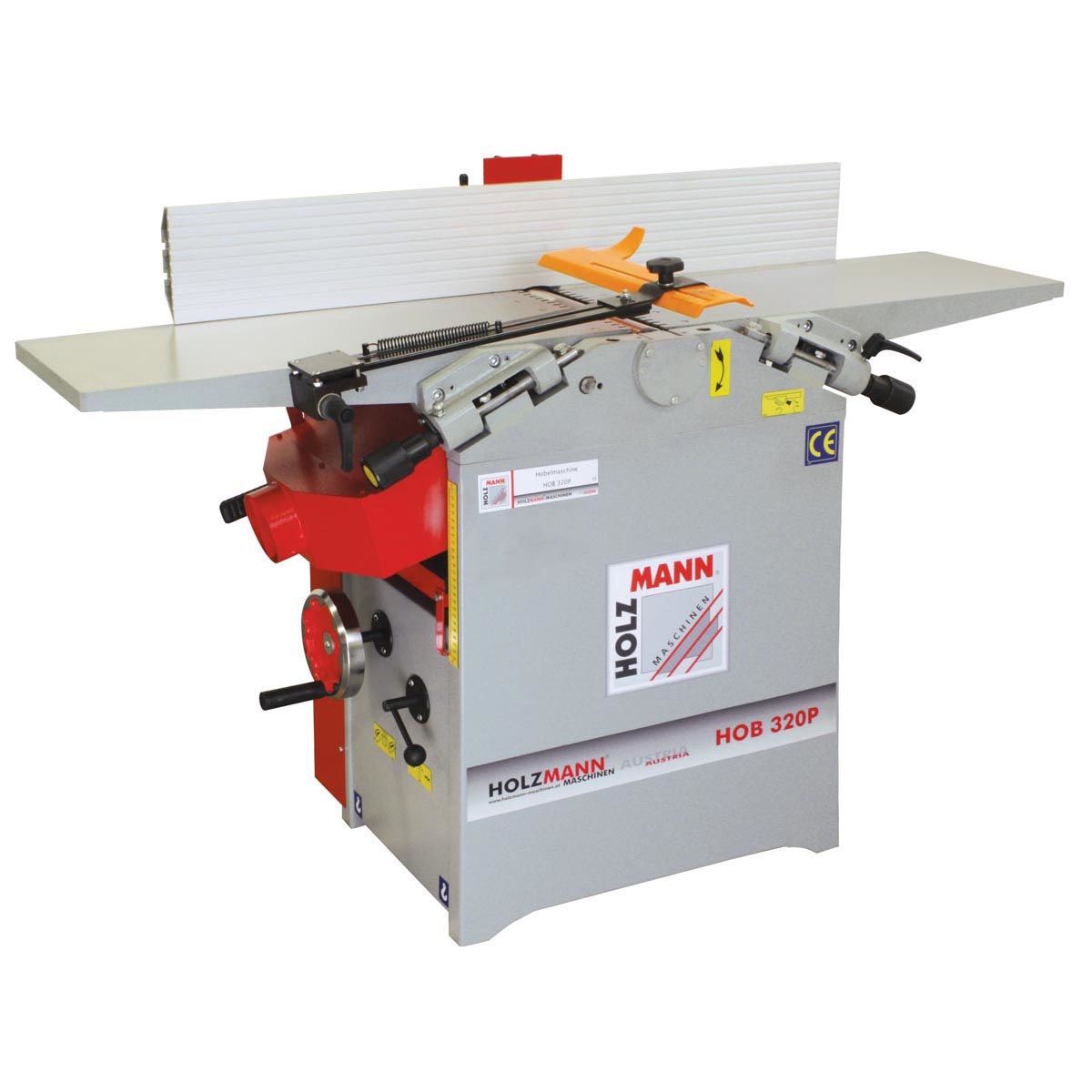 Raboteuse-dégauchisseuse Holzmann HOB320P - 230V - tables en fonte grise - rouleau hélicoïdal_0