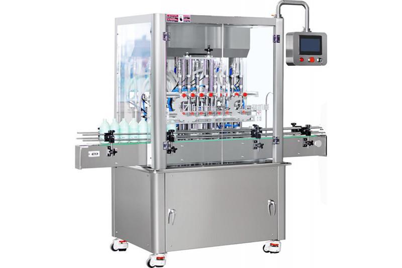 Remplisseuse à piston pour liquide - 8 têtes d'injection, système anti-fuite et levage intégré_0