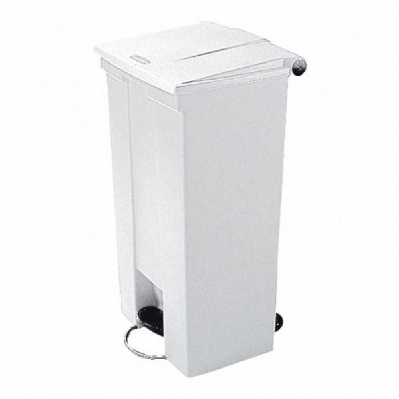 RUBBERMAID COMMERCIAL PRODUCTS COLLECTEUR À PÉDALE - BLANC -45 LITRES