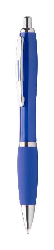 Stylo à bille en plastique - encre bleue - couleur bleue - 11 g_0