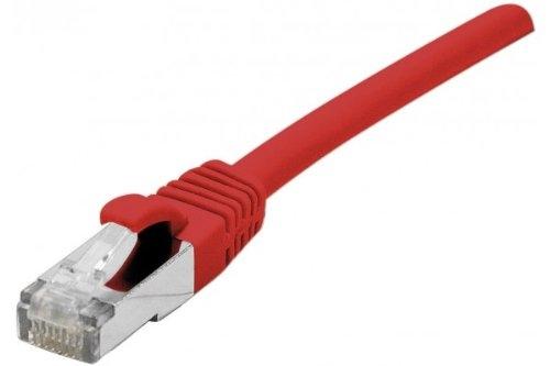 Câble RJ45 2m Cat6 Snagless Rouge LSOH - Dexlan S/FTP avec connecteurs plaqués or_0