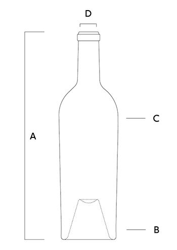3817 - bouteilles en verre - saverglass - 75 cl_1