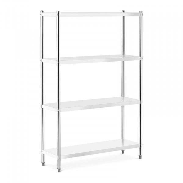 Étagère en inox 4 niveaux - 120 x 40 x 180 cm_0