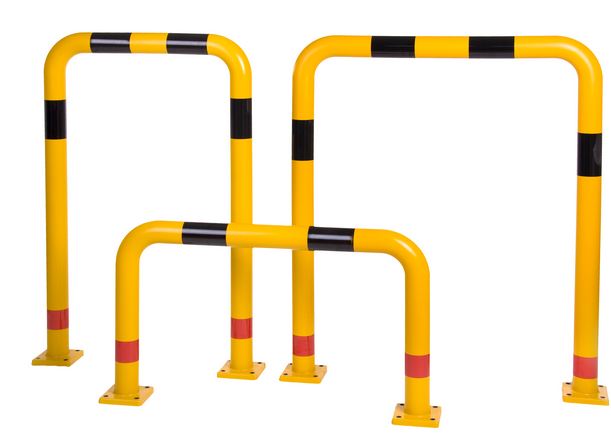 Arceau de protection en polyuréthane - Références 93.950.375 et 93.950.376 - Ø80 mm avec bandes réfléchissantes_0