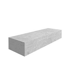 Bloc béton empilable - Tessier TGDR - largeur 60cm - hauteur 30cm - longueur 180cm - poids 0.775t - sans ergots_0