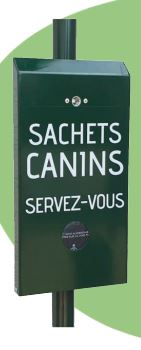 Distributeur de sac canin fin et discret - LIASSE 300 - Aluminium et visserie inox - Capacité 300 sachets_0