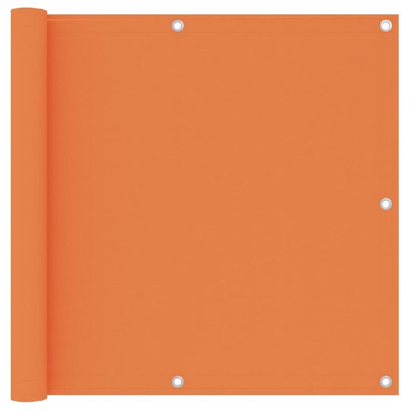 ÉCRAN DE BALCON BRISE PARE VUE PROTECTION CONFIDENTIALITÉ 90 X 500 CM TISSU OXFORD ORANGE 02_0010308_0