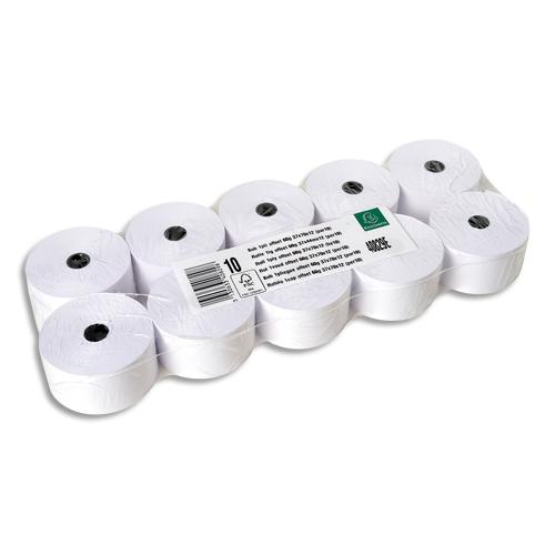 Papier Thermique A4 (210x297 Mm) - 4 Rouleaux De 22 Feuilles, Sans BPA, Pour Imprimantes Portables Thermiques