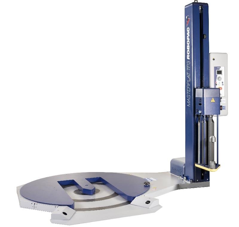 Filmeuse de palette Masterplat Plus TP3 - Table rotative avec film étirable vertical et chargement flexible_0