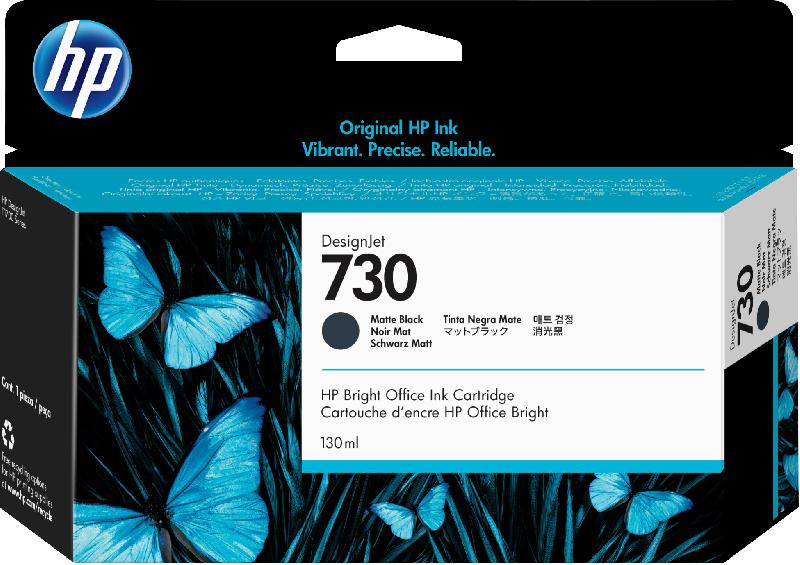 HP Cartouche d’encre 730 DesignJet noir mat, 130 ml_0
