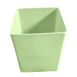 PLAST'UP ROTOMOULAGE pot de fleurs cubio h 50cm - vertamande - vert 0637962081909_0