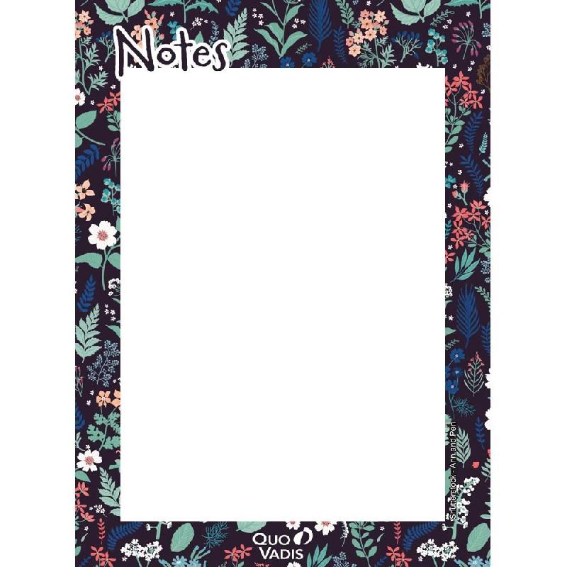 Quo Vadis - Bloc-notes - Daisy - Multicolore - 10,6x15,3 cm - Papier Clairefontaine blanc - Fabrication française - multicolore papier 2371351Q_0