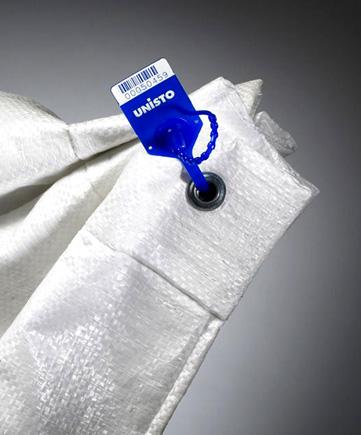 Scellé de sécurité réglable Unisto Variflex - indicateur de fraude en polyamide ou polypropylène_0