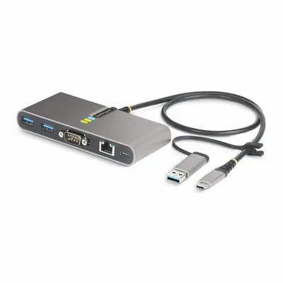 StarTech Hub USB-C à  2 Ports USB-A avec Ethernet et RS_0