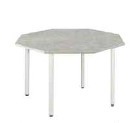 Table octo Carélie - T6 - démontable, mobile, certifiée NF collectivité, hauteur conforme NF EN 1729_0