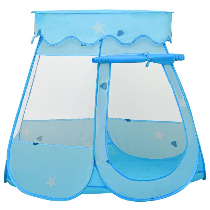 Tente de jeu pour enfants - 102 x 102 x 82 cm - Bleu - Avec sac de transport - Référence 02_0005198_0