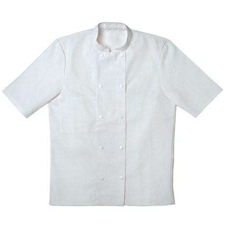 VESTE DE CUISINE MANCHES COURTES BLANC H-LINE T.M