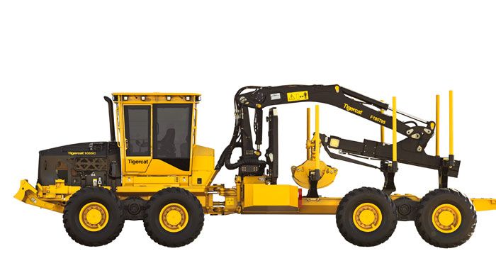 1085C - Grues forestières Tigercat - Capacité 25 tonnes, moteur Tier 4f ou Tier 2, transmission WideRange®