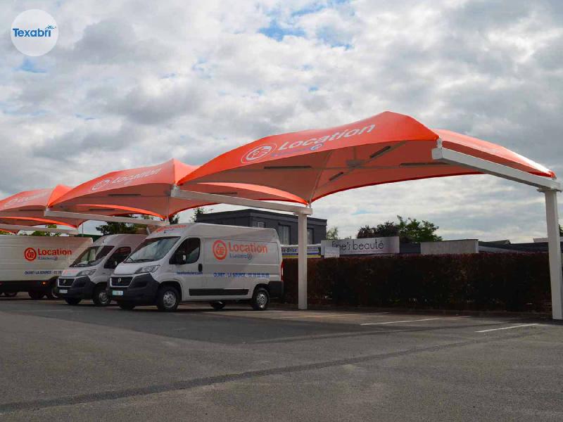 Abri pour location de véhicules - adapté à l'automobile, l'utilitaire et les véhicules électriques_0