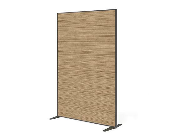 Cloison autoportante KP+ en bois mélaminé antibactérien - pieds ou roulettes - 81x160/180 cm_0