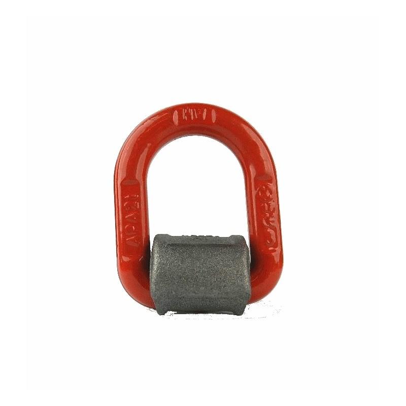 Anneau de levage à souder type APA - levage multidirectionnel - finition laqué rouge_0