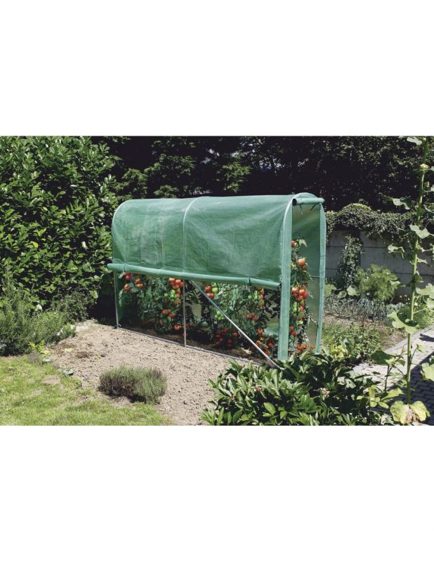 Bâche de remplacement pour serre tomato greenhouse nortene 3 m² - bâche pe armé 140g/m²_0