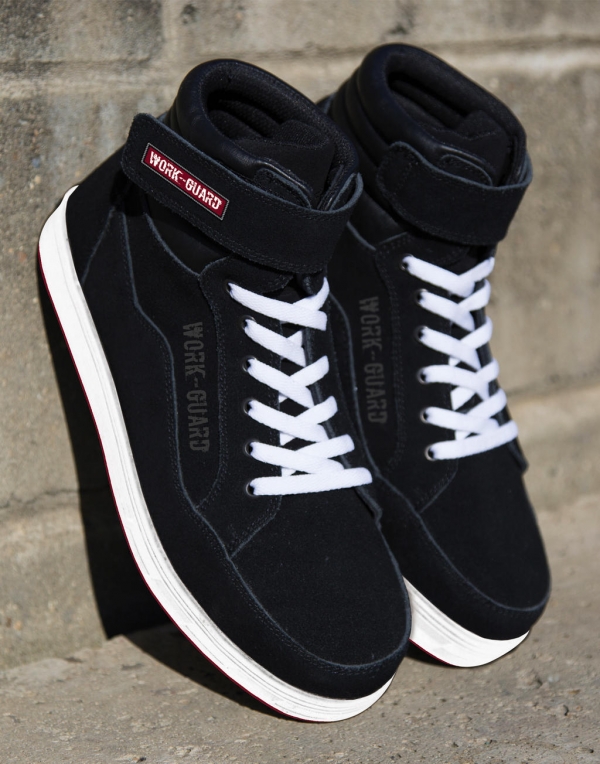 Chaussures de sécurité montantes style baskets - Modèle R342M - Embout acier et semelle de protection_0