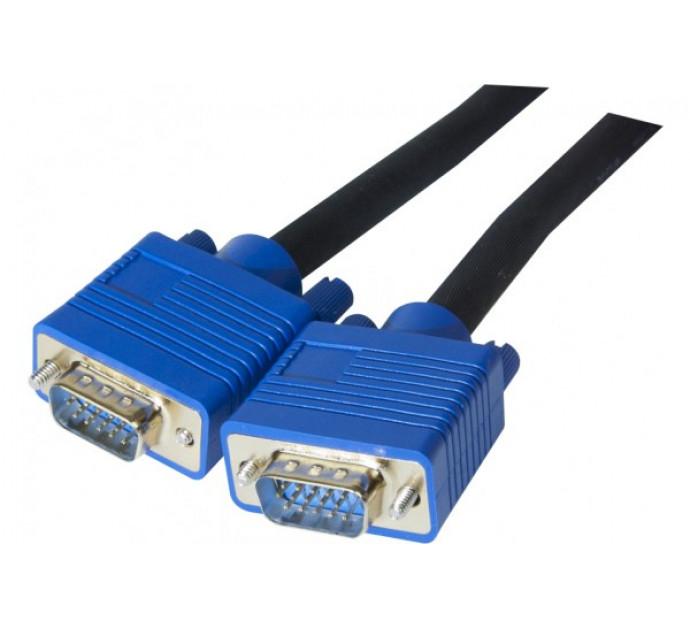 Cordon SVGA Premium - 3 m - Connecteurs HD-15 mâle-mâle - Protection interférences et connecteurs or_0