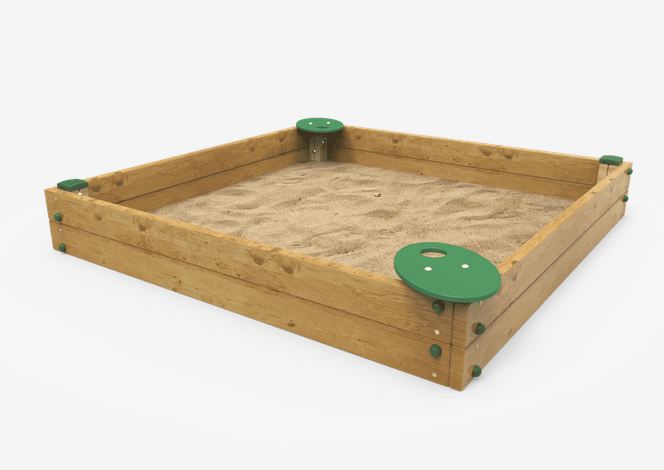 Équipement aires de jeux  kami 2x2 jam15 - bacs à sable - en bois de pin_0