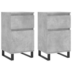 Helloshop26 - Buffet bahut commode armoire meuble de rangement organisateur cuisine salle de séjour salons lot de 2 40 x 35 x 70 cm 02_0036848 - 3000_0